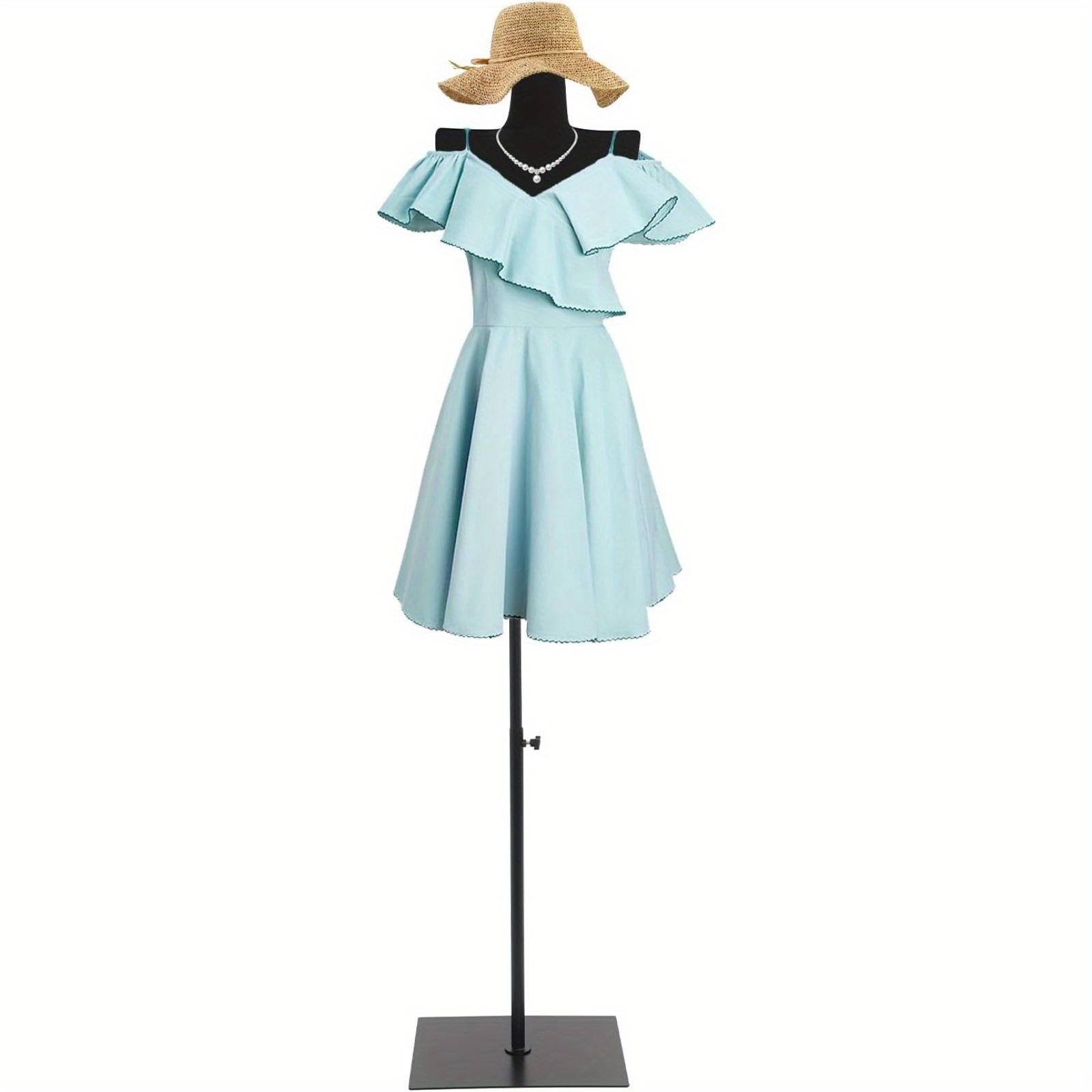 slim fit dress slacks Female Dress Form with Chrome Rolling Base