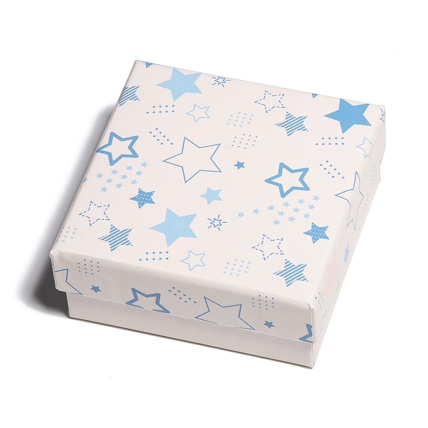 White Star Series Gift Box and Paper Bag Set, Jewelry Packaging
