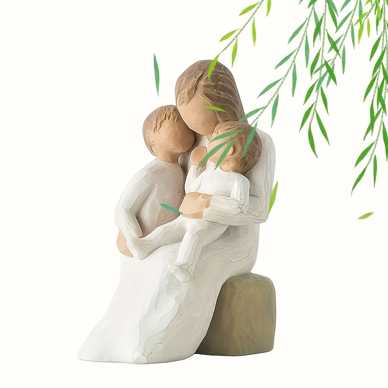 

Room Decor Handcrafted Resin Figurine, Elegant Family-themed Art, Room Decor, With No Electricity Required, For Indoor & Outdoor, Perfect Gift For Festivals And