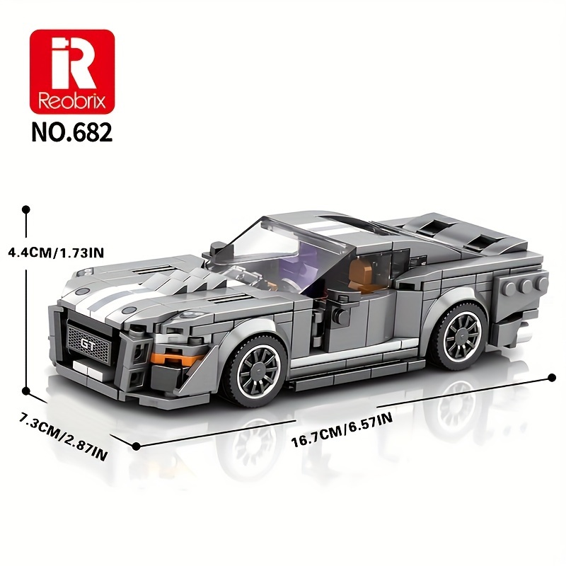 1set Reobrix 476pcs Assemble Building Blocks Toy, City Car Model, Speed  Racing Building Blocks, Creative Racing Car Building Blocks