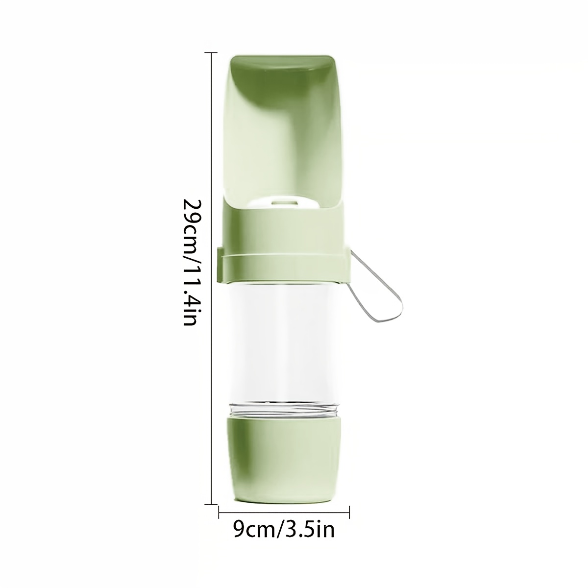 Pet Water Cup Dog Outdoor Travel Drinking Bottle Feeder Portable Dog Water And Food Bowl Supplies, Suitable For Dogs, Cats, And Rabbits - Durable Plastic Material, Outdoors