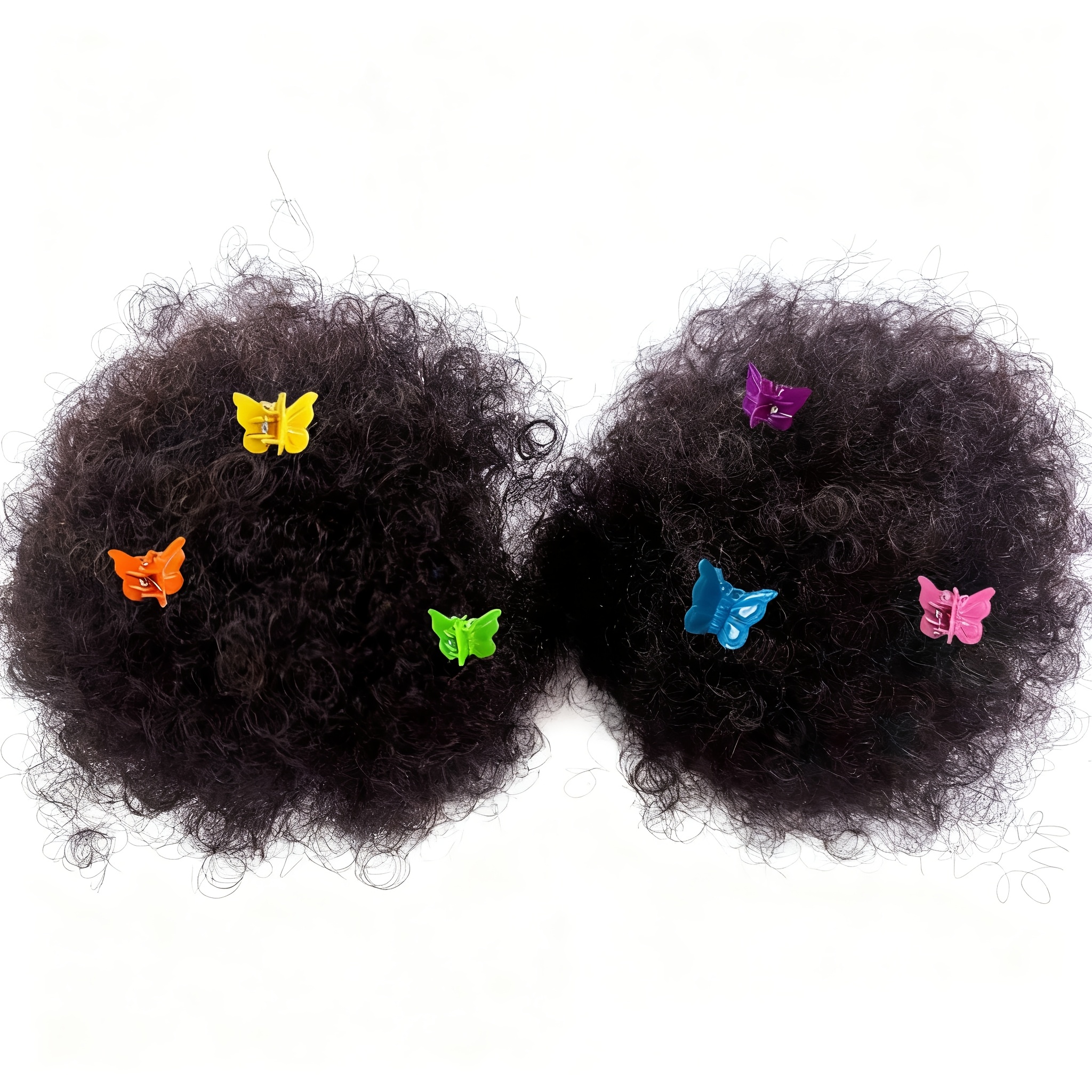 TEMU 2 pz Extension per Capelli a a con Fermagli a Colorati - Accessori per , Valorizzatori per Acconciature , Ottimi per Feste , Accessori per la
