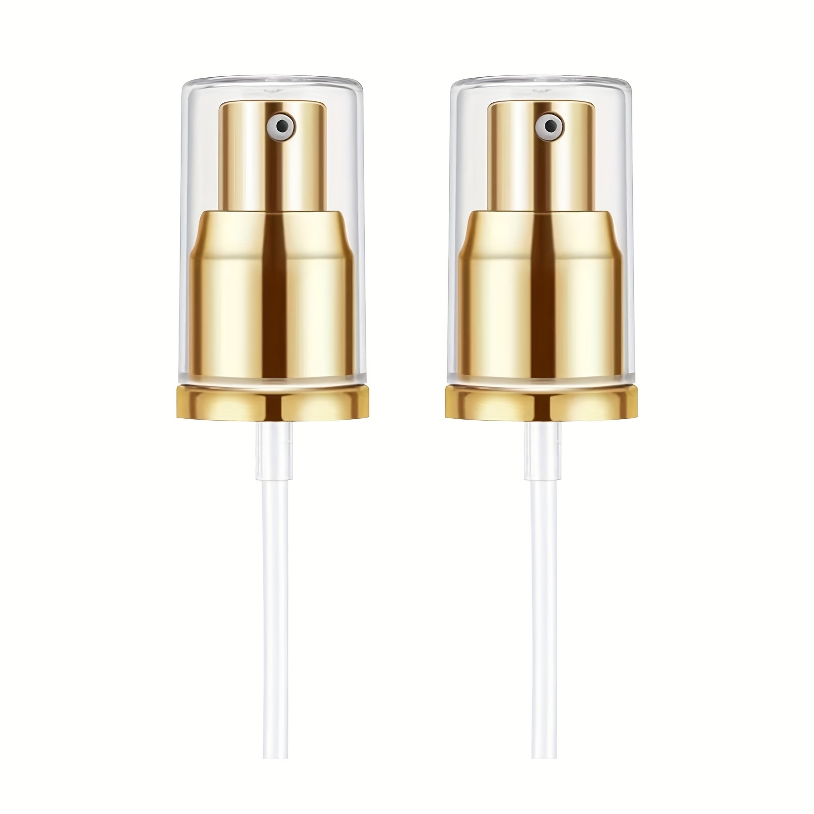 TEMU Set Of 2 Replacement Foundation Pumps, Golden Foundation Pumps, Compatible With Brand Foundation Bottles.