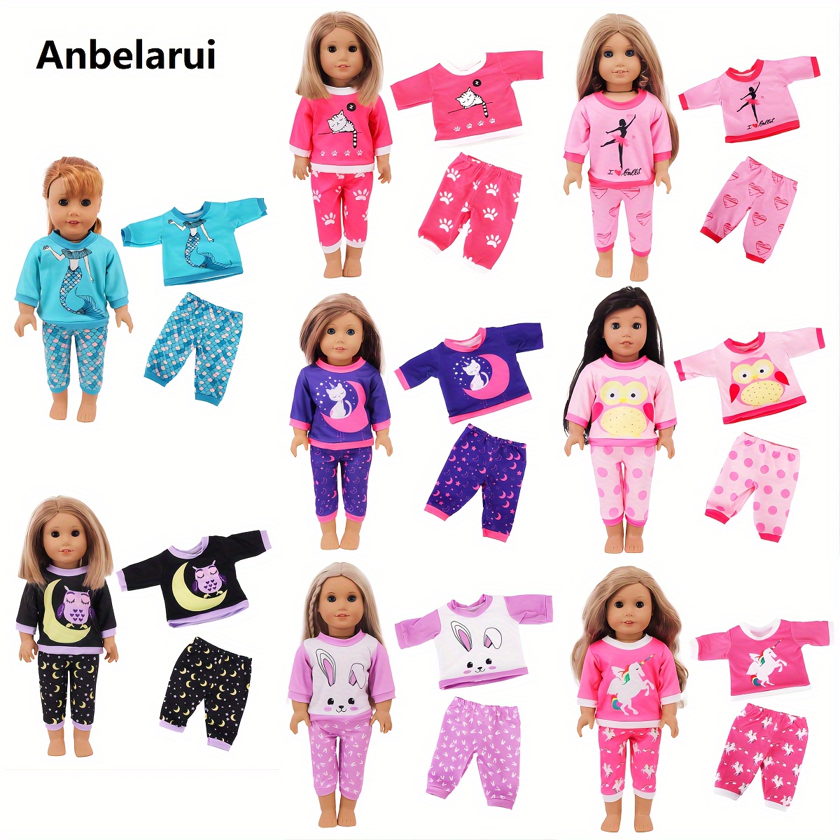 

Anbelarui -up For 18" - For 3+ (doll & Not Included)