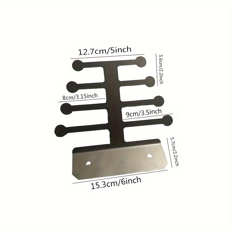 TEMU Home Gym Aufbewahrungsregal, Widerstandsbänder Aufbewahrungsregal, Hantel Wandhalterung, Multifunktionales Gym Equipment Aufbewahrungsregal,
