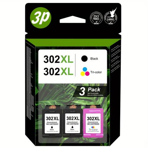 photo de l'article cartouches de rechange pour imprimante 302 multipack pour 302 xl 3630 3636 3638 3639 1110 2130 3633 4525 4520 4522 4527 3831 3830 3833 5230