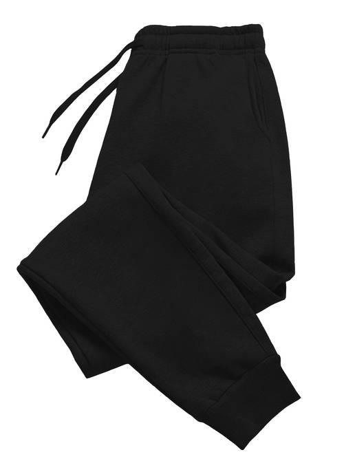 solid color drawstring fleece joggers versatile sweatpants soft and casual trousers suitable for daily leisure and outdoor exercise