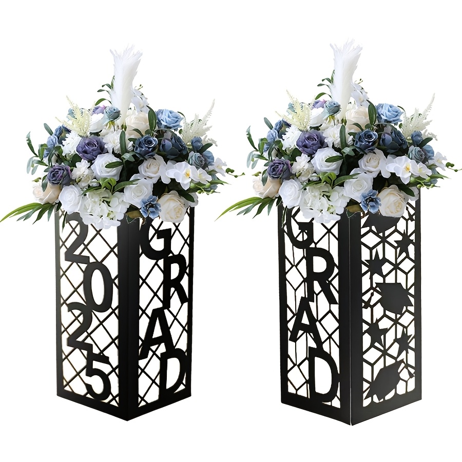 

4pcs 2025 Graduation Season Party Decoration Center Table Display Box