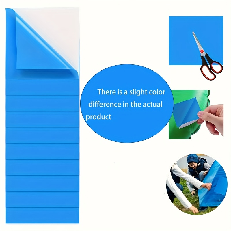 Image of 20pcs, Square Underwater Self-adhesive Pool Patches, Pvc Pool Repair Kit, Underwater Repair Pool Patches, Suitable For Inflatable Pools, Swim Rings, Etc