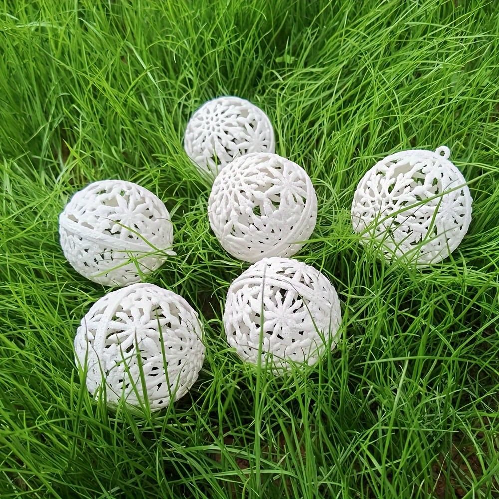

6/12pcs Christmas Decorations, , , Red Christmas Tree , 2.17- Diameter Plastic , Suitable For Christmas, , Weddings, Parties, Christmas Gifts