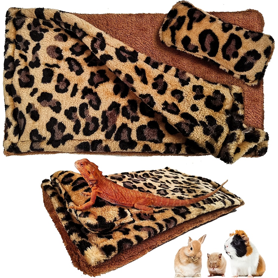 Sleeping Bag Set for Reptiles, Including a Pillow And Blanket, Designed for Bearded Dragons And Suitable for Guinea Pigs, Rats, And Hamsters - Image 4