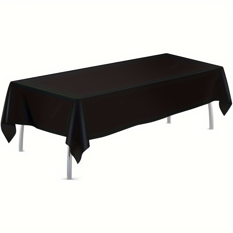 

Disposable Tablecloth - For Memorial Day, De & Graduation Parties, 54x108 , Plastic, , For Dining & Events