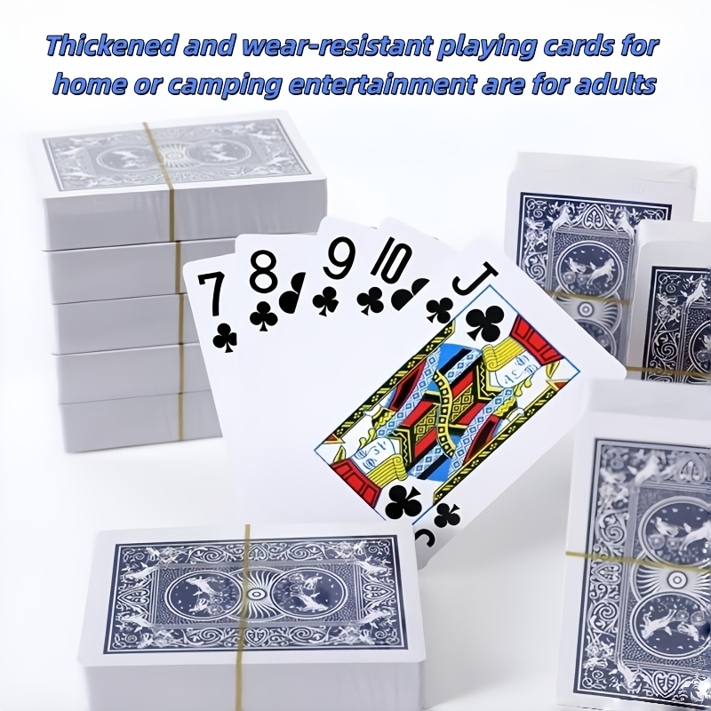 Thickened Wear-Resistant Adult Paper Playing Cards, One Deck