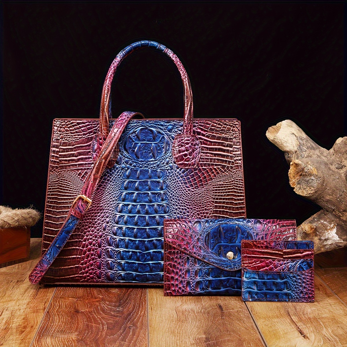 Luxury Crocodile Pattern Multi-color 2024 bag