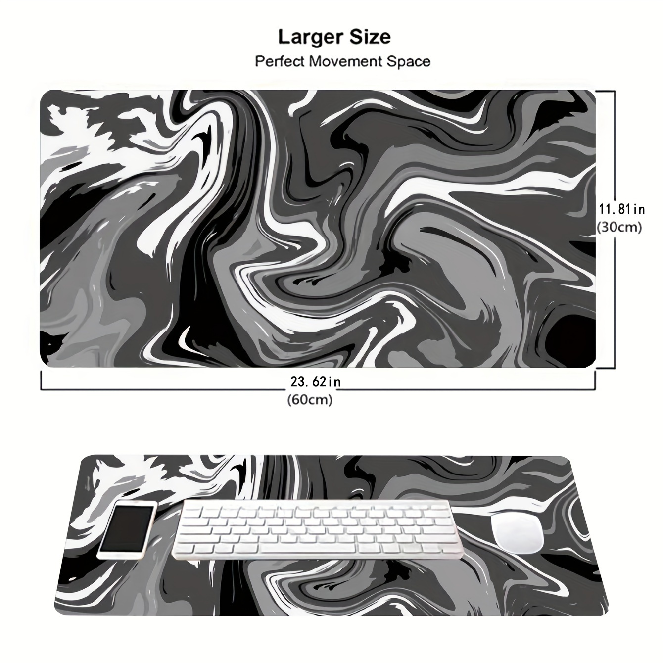 Tappetino Mouse Gaming Mousepad Abstract Strata Liquid Art - Temu Italy