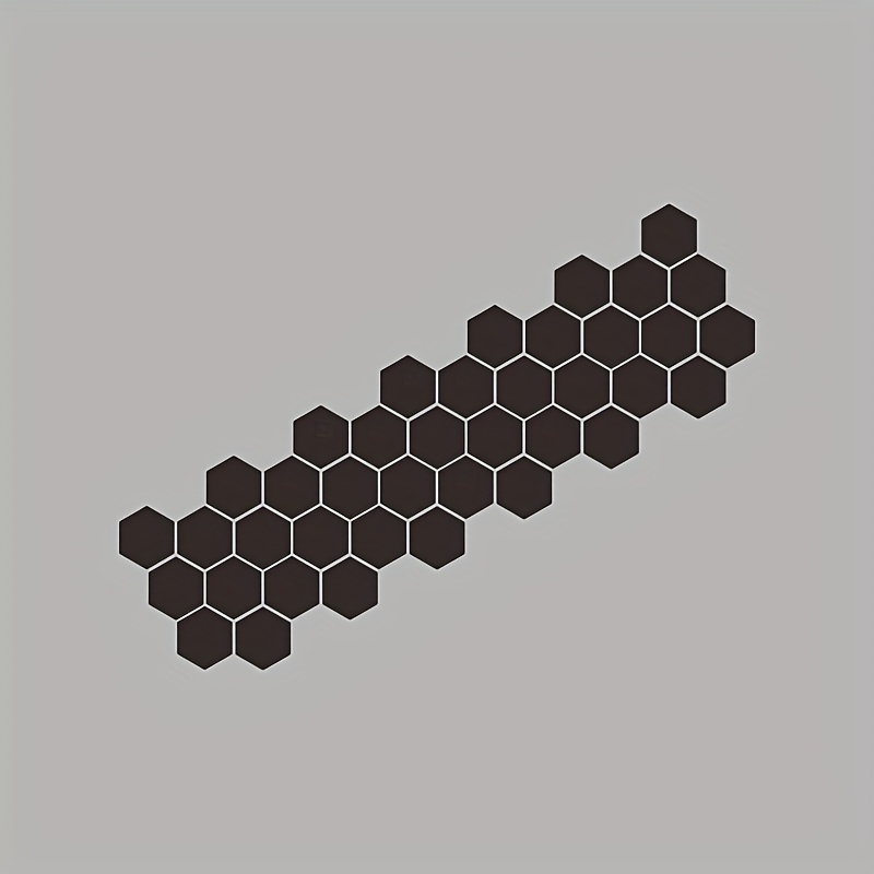 39pcs Grid Decorative Stickers, Car Decals, Vinyl Material
