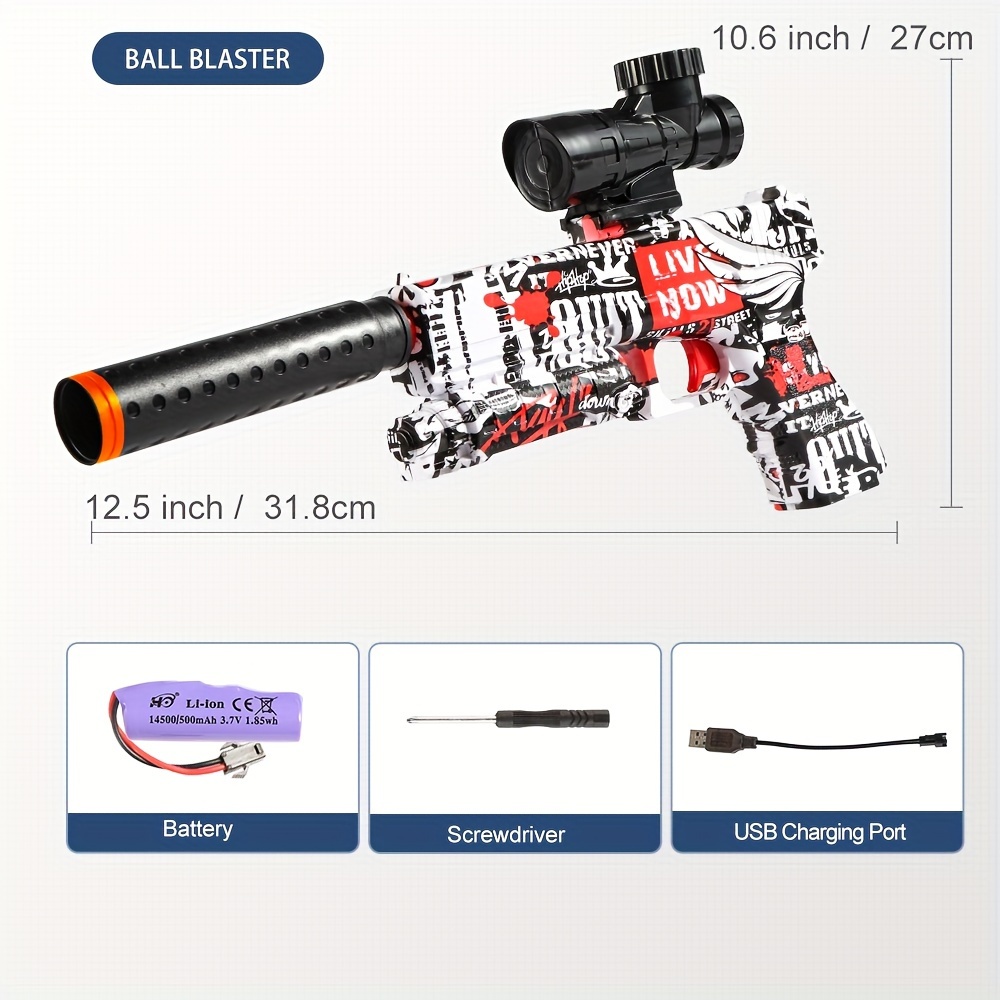 Pistolet Électrique M416, Jouet De Tir À Lancement Continu, Avec Balles  Souples, Pour Garçons, Adultes Et Enfants, Fusil De Combat CS Du 26,98 €