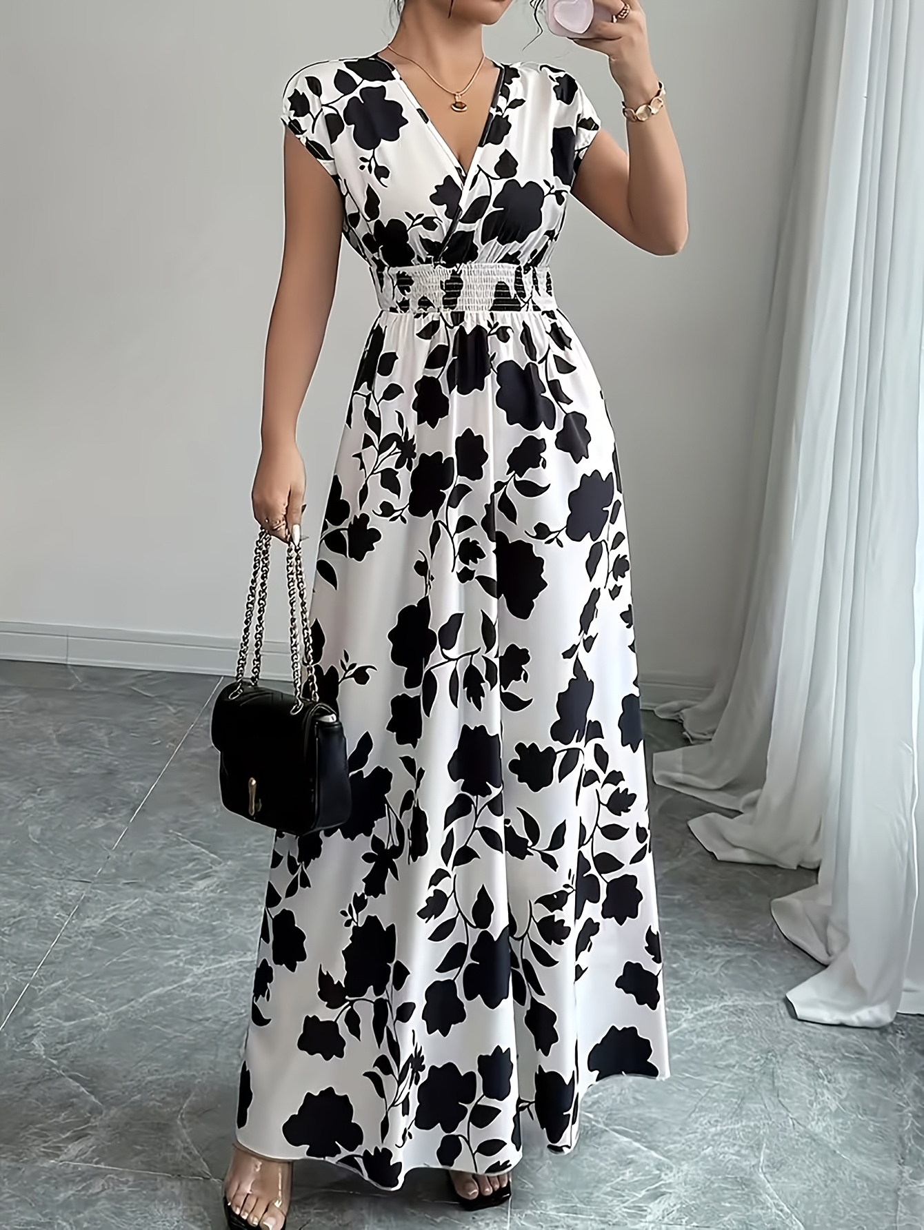 ladies long dresses sold on Temu United States