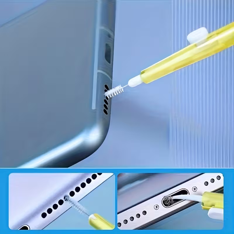 1pc retractable phone earphone multi cleaning brush with durable plastic compact portable design for smartphones tablets tablets for on the maintenance for Product details 1