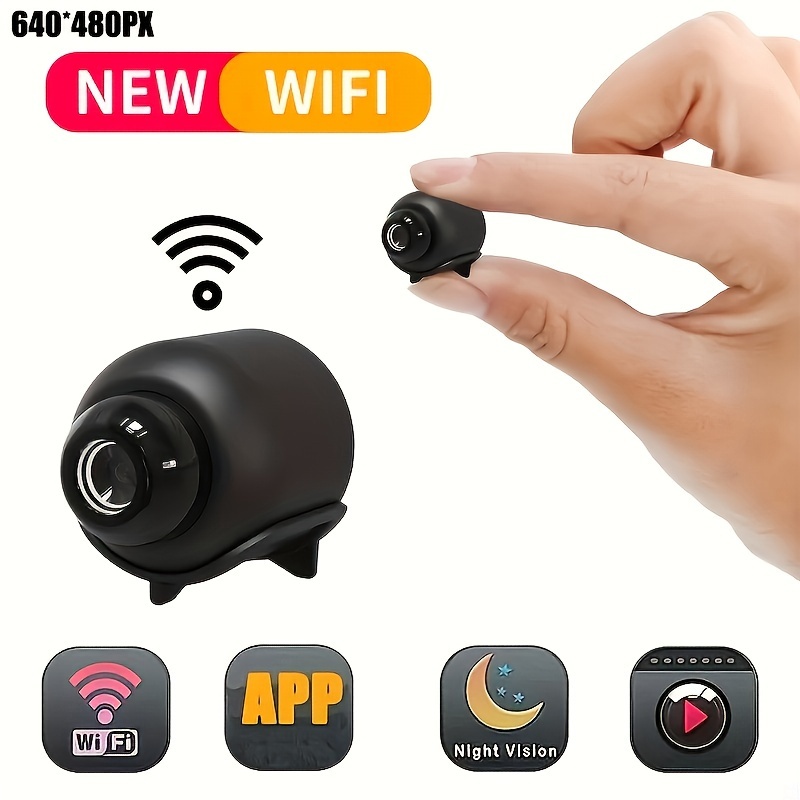 Mini Camara Portátil Wifi Con Visión Nocturna vigilancia celular app