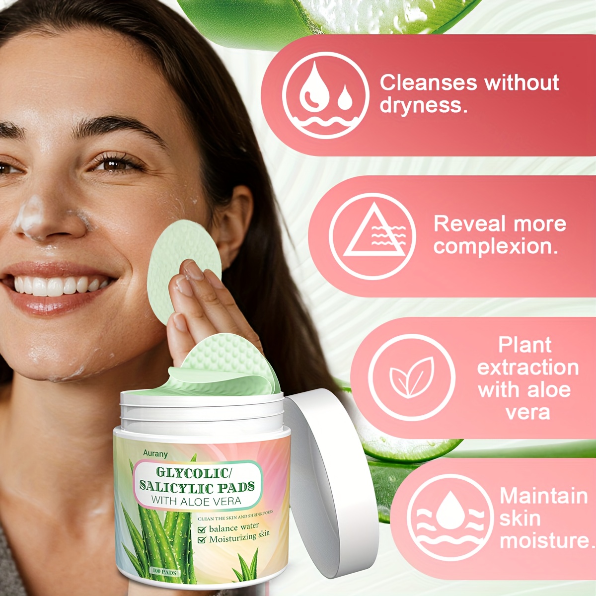 salicylic acid aloe vera centella asiatica extract - Temu Bahrain