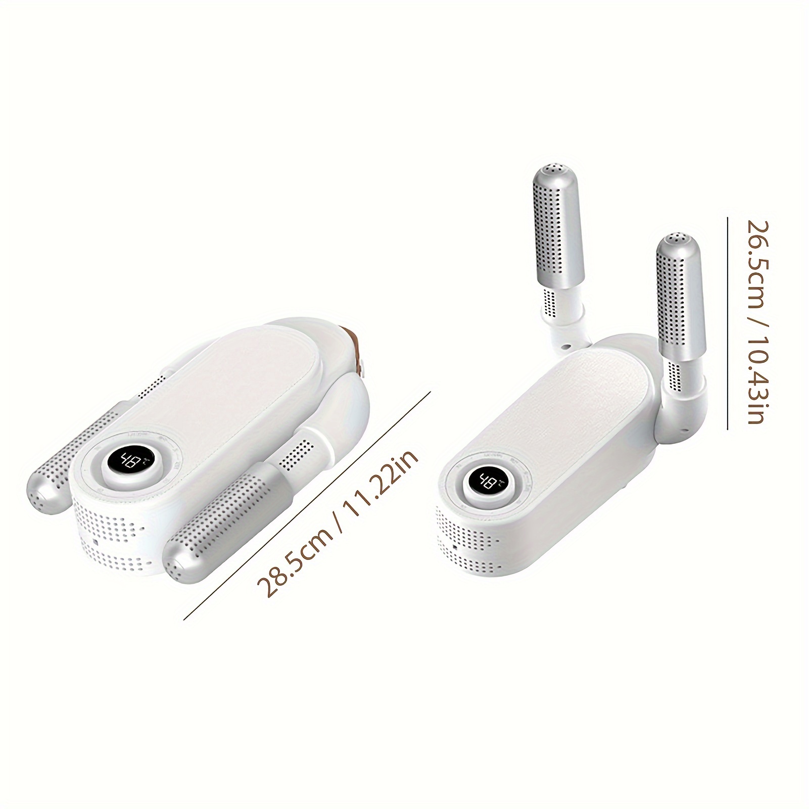 1pc intelligent timing shoe dryer portable electric shoe dryer space saving foldable shoe warmer details 4