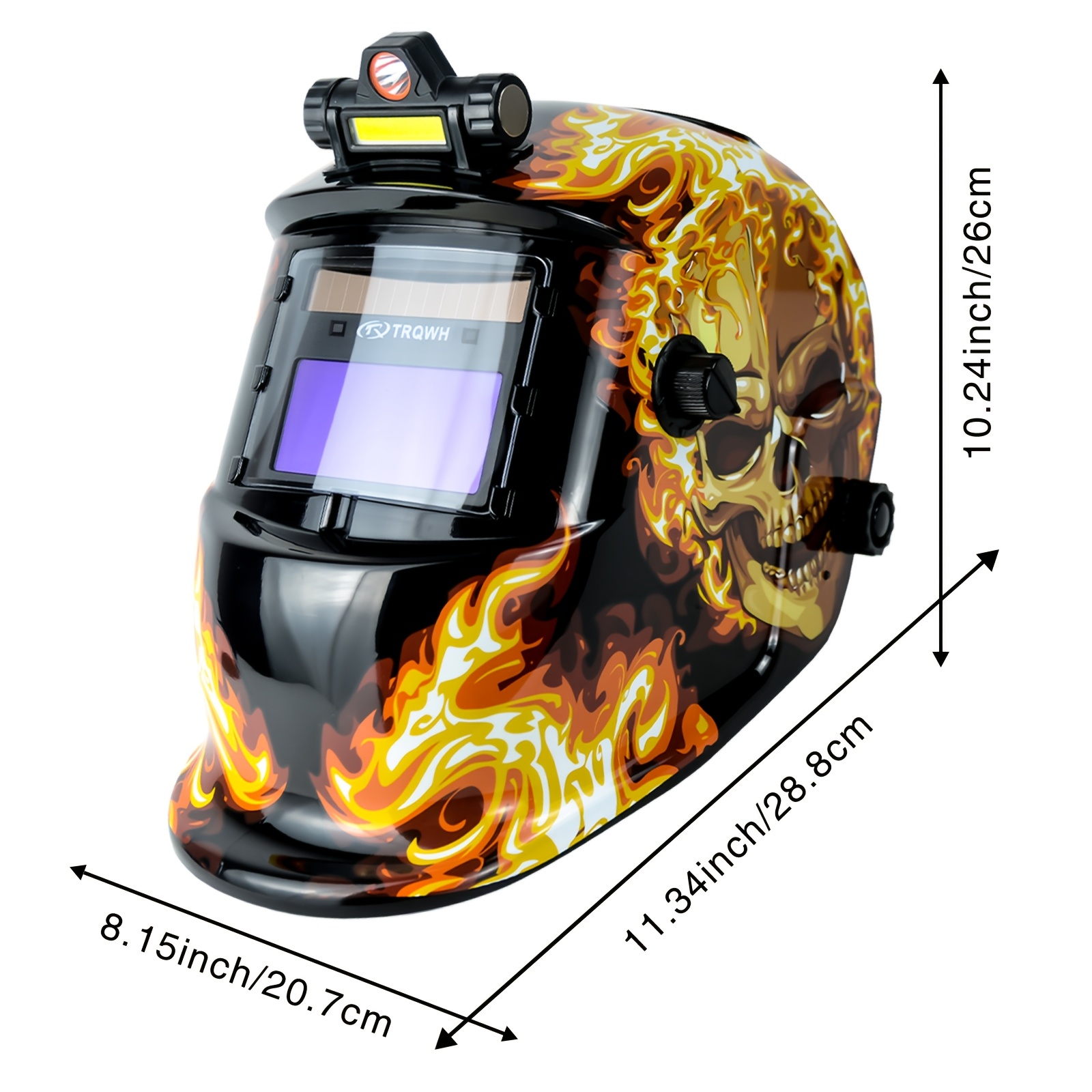 solar powered auto darkening welding helmet true - Temu