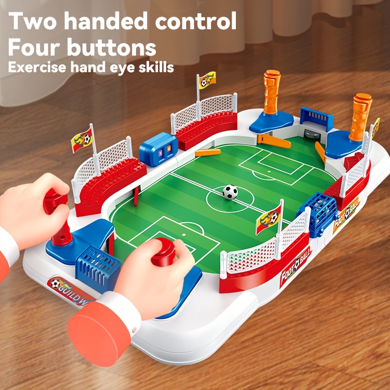 new double player table football field game educational gift for boys and girls interactive birthday holiday present desktop game for kids aged 3 6 years Product details 0