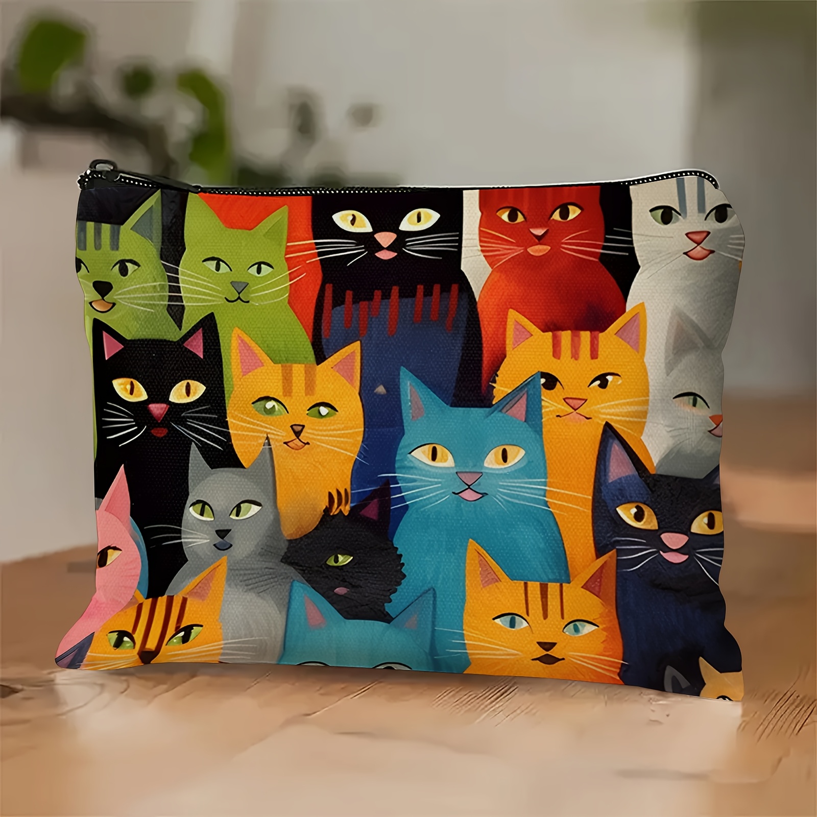 TEMU Cats Bag, Colorful All Bag, Cat Lovers Perfect Gift, Chic Stylish