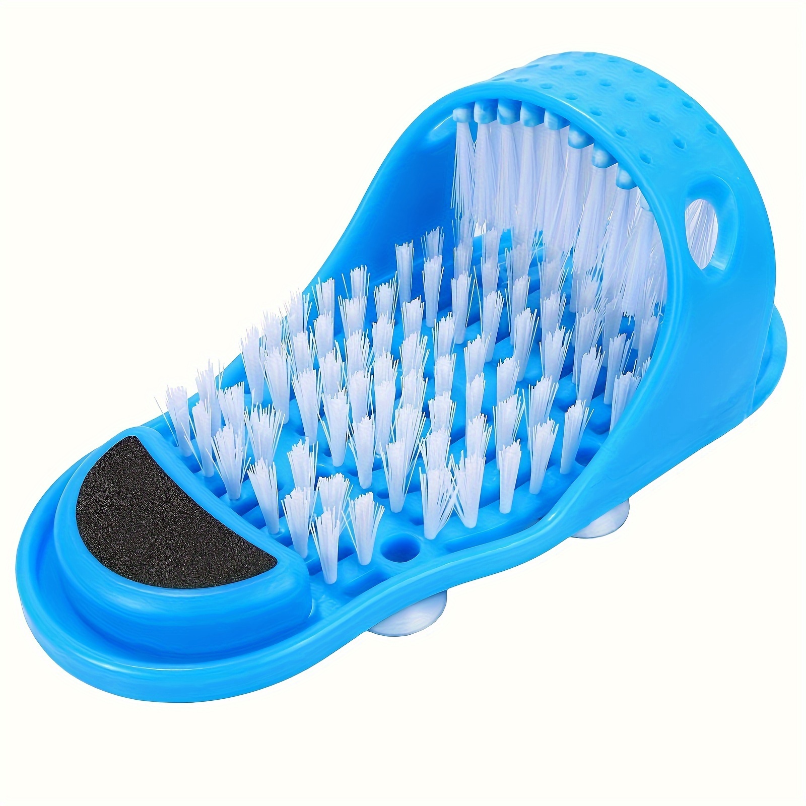 non electric foot scrubber and massager multifunctional foot cleaning brush slipper exfoliating foot spa for bathroom shower ideal for home and outdoor use suitable for men and women details 1