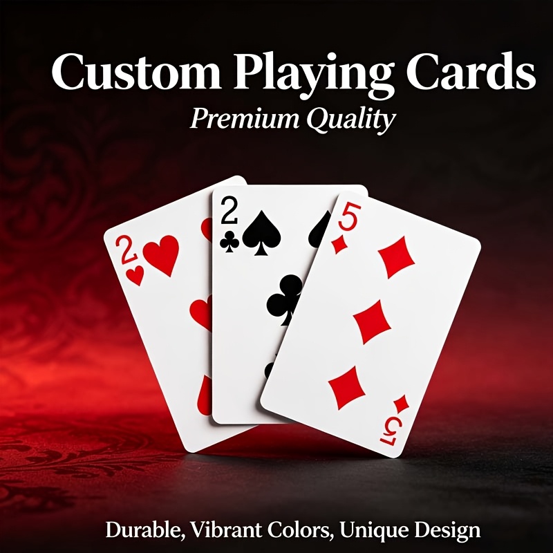 TEMU A Set Of 54 High-quality Playing Cards, Double-sided Laminated With Premium Printing. Packaged Exquisite Metal Tin Box, Customizable Cards