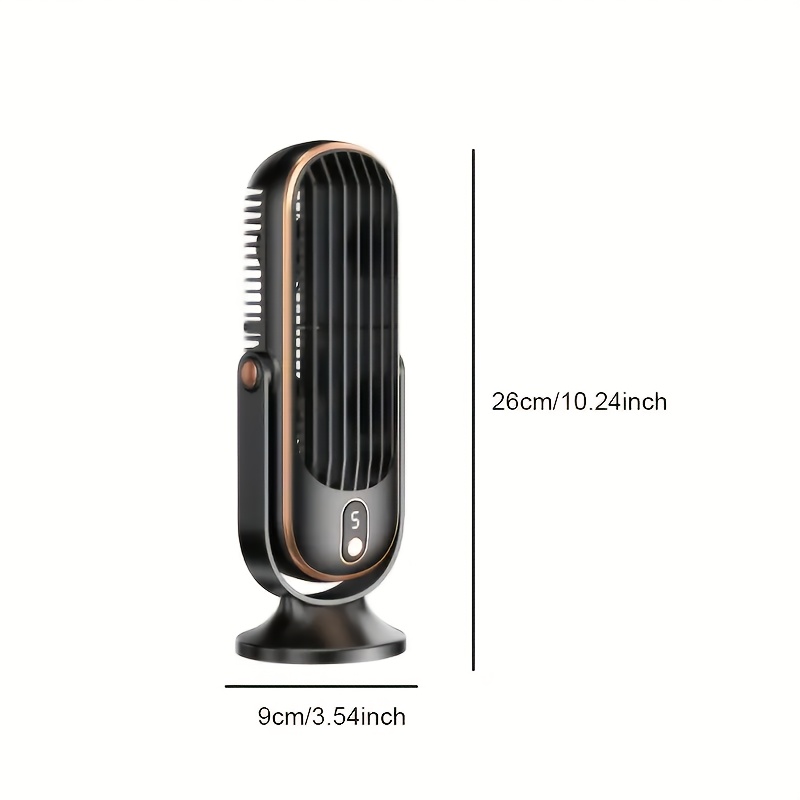 JKUOO Portable USB Fan with Large Battery - 5 Speeds, 720° Swivel, Quiet Cool Breeze, Indoor/Outdoor Use, Ideal for Home, Office, Travel, Camping, RV, Perfect Gift for Christmas and Valentine'S Day, Camping Essentials | Modern Table Fan | Durable Plastic Fan