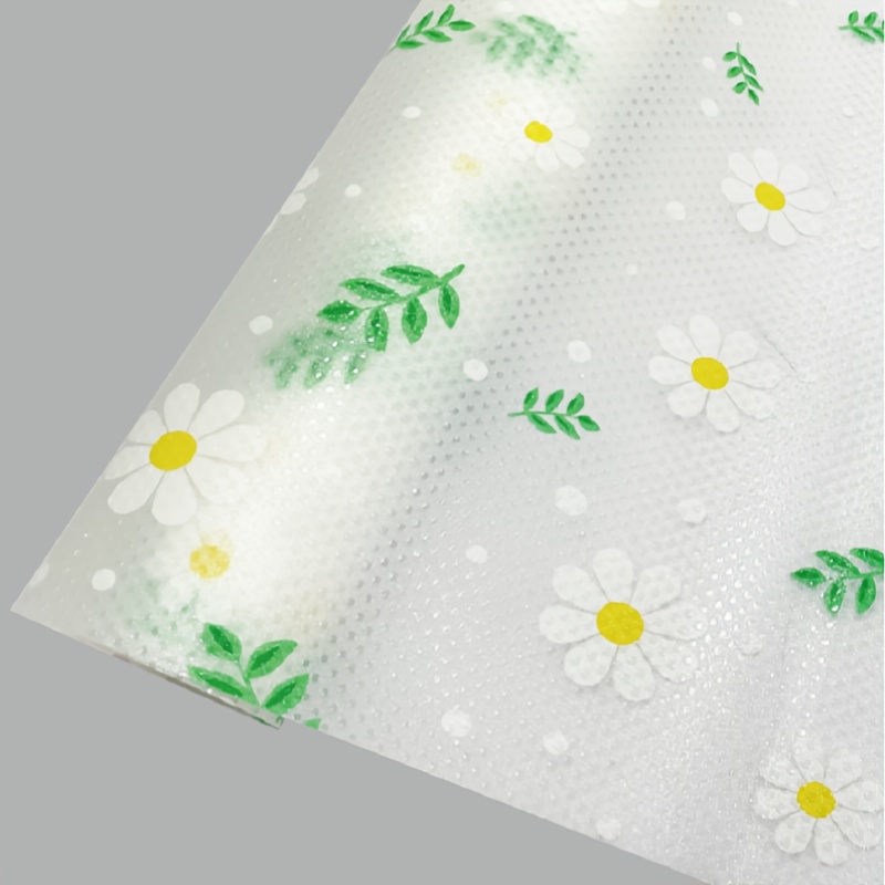 TEMU Roll 1, New Chrysanthemum Non-slip Drawer Mat, Inches * 39.37 Inches Kitchen Oil-proof Protective Mat, Suitable For Cabinets, Drawers, And Shoe
