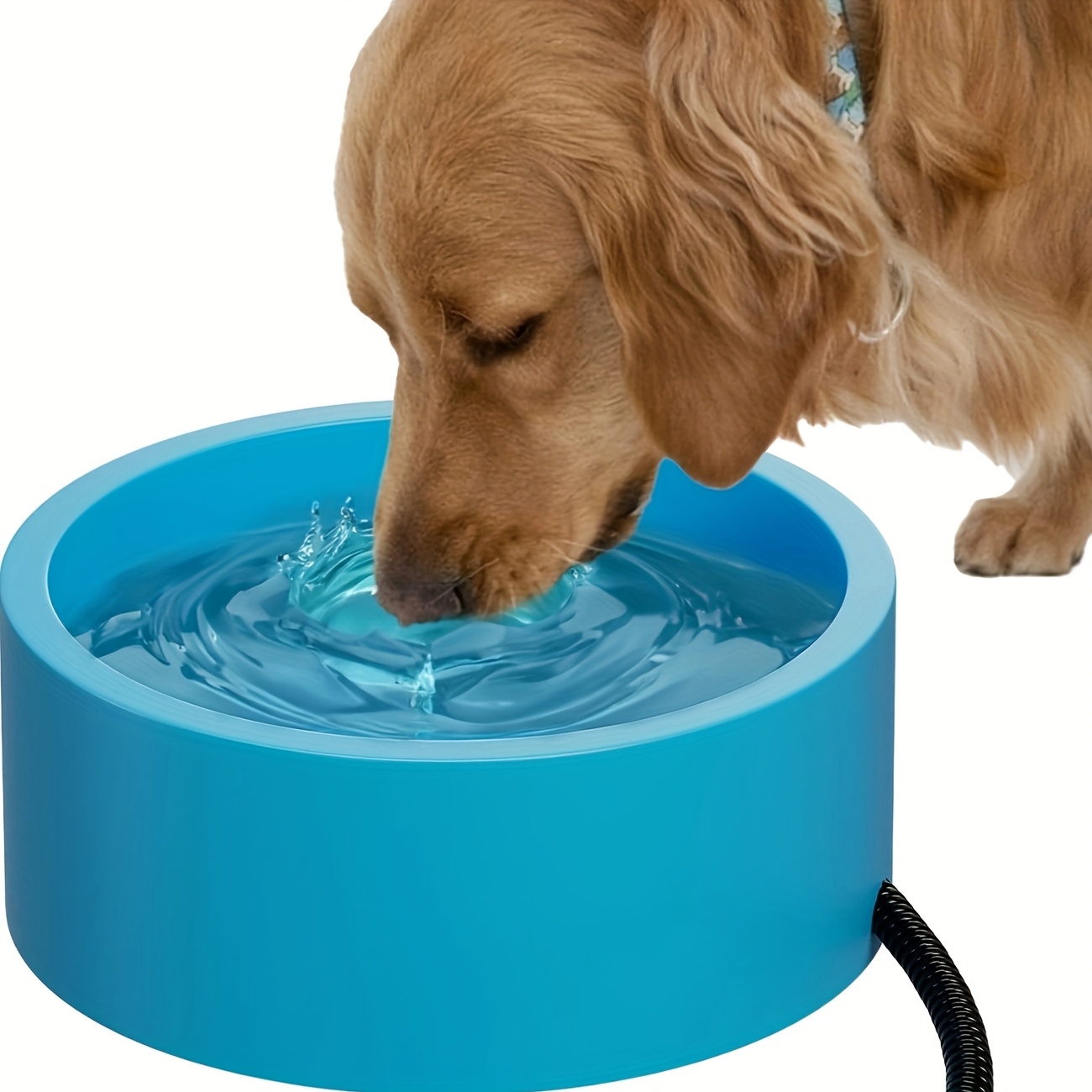 

Large For , Outdoor Dog Bowl With Chew Resistant Power Cord, -dish In Winter For Chicken Duck Animal, 108oz 30