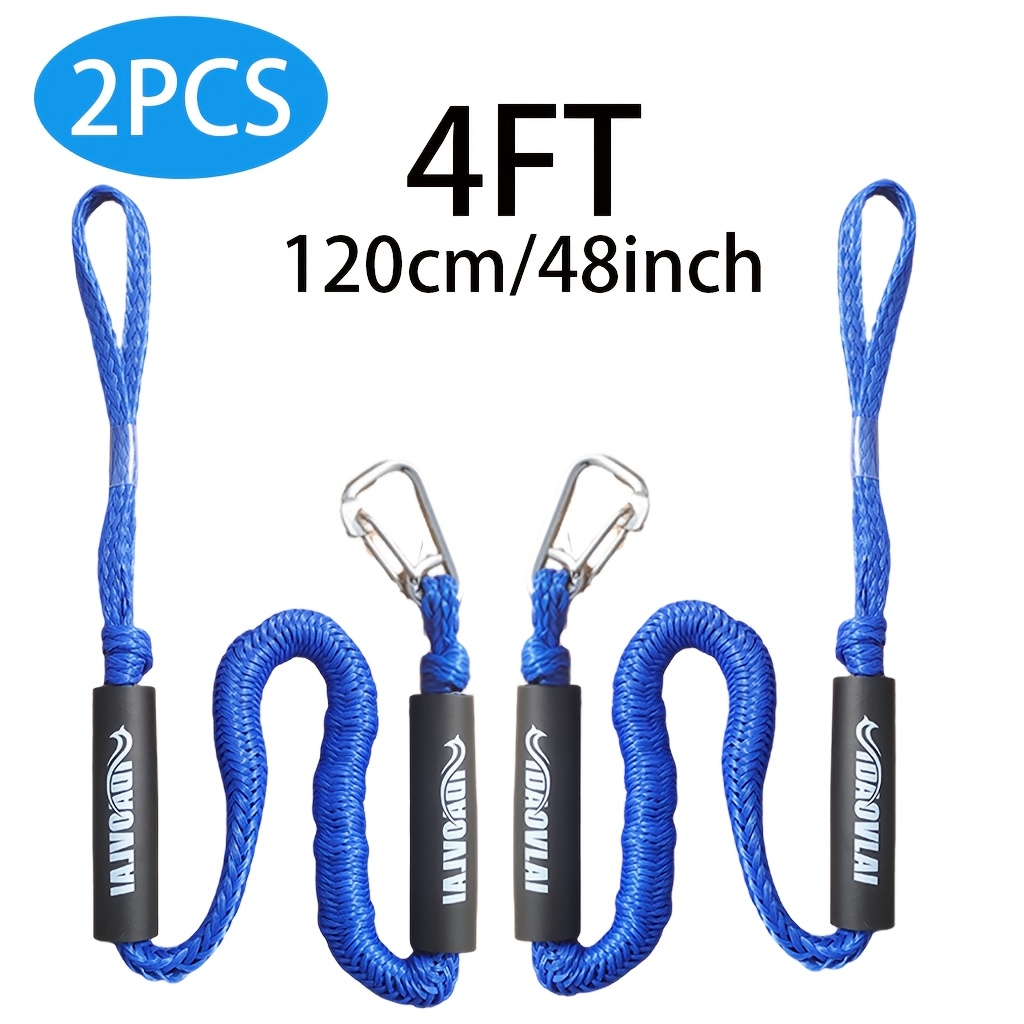 IDAOVLAI Bungee Dock Rope with Shock-Absorbing Elastic Cord