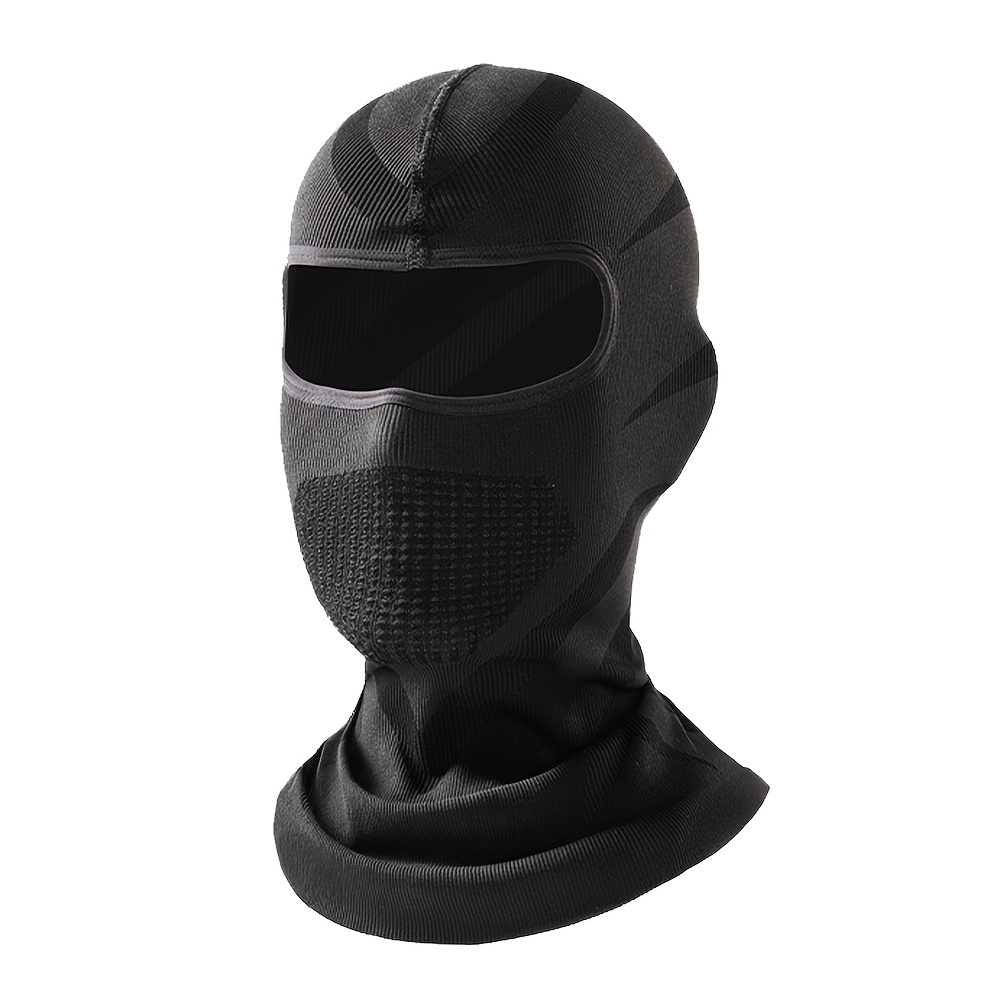 TEMU Masque intégral unisexe pour sports de , idéal pour , le cyclisme et à pied. Cet accessoire est un bonnet balaclava chaud, élastique et