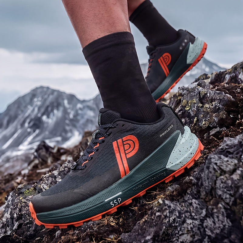 Men's Comfortable Outdoor Sneakers, Non-Slip Trail Runners
