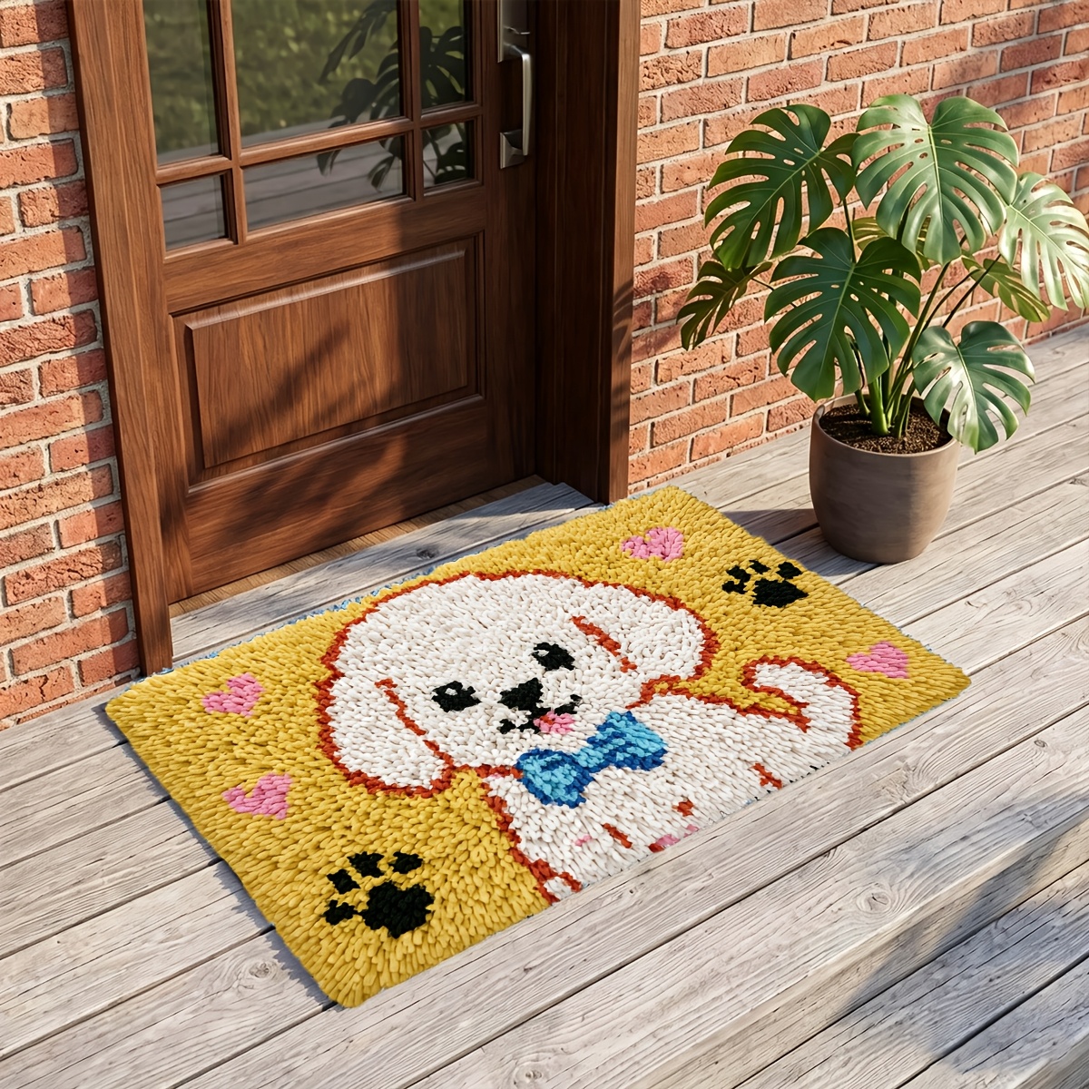 Lock Hook Kit Happy Puppy Segmented Pattern