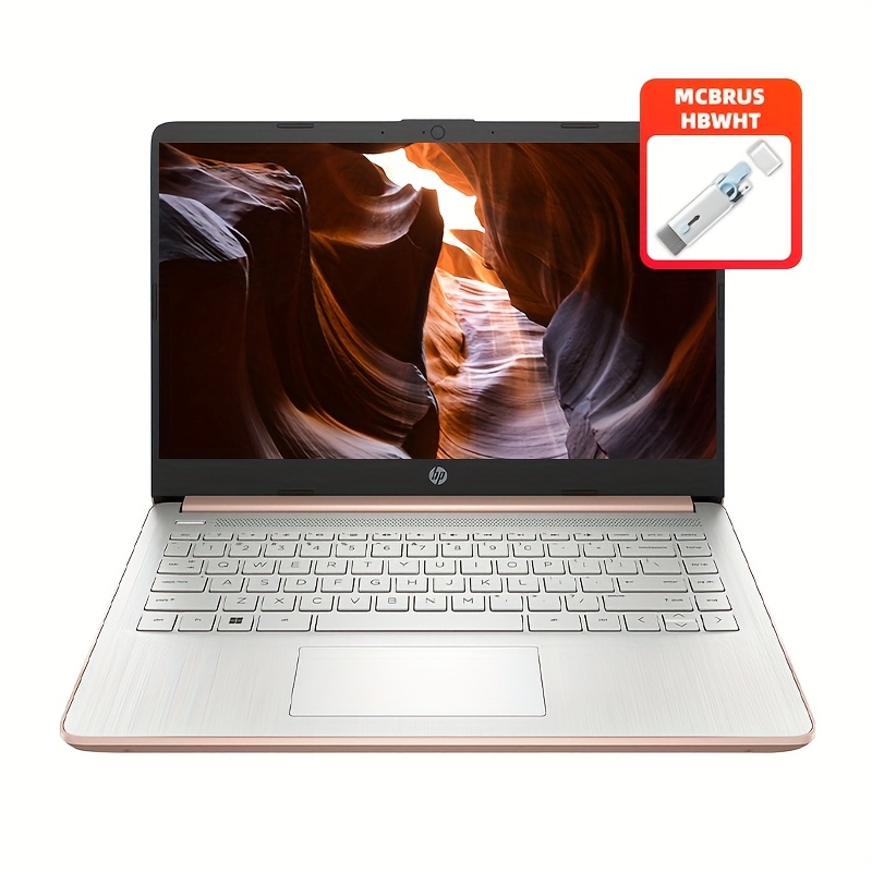 

Hp 14" Light Laptop Computer, 4gb , 256gb Storage(128gb Emmc+ 128gb Sd Card), Intel - N4120, Hd Display, Webcam, Home Mode