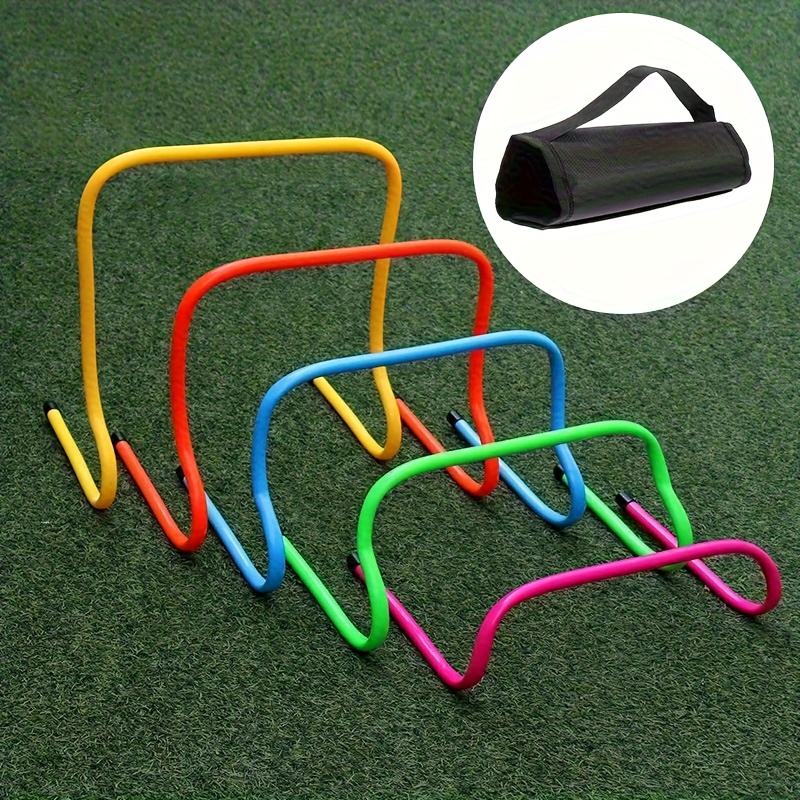 Haies D'entraînement D'agilité - 60 Cm - Obstacles Portables En PP - Lot (vert) - Neuf
