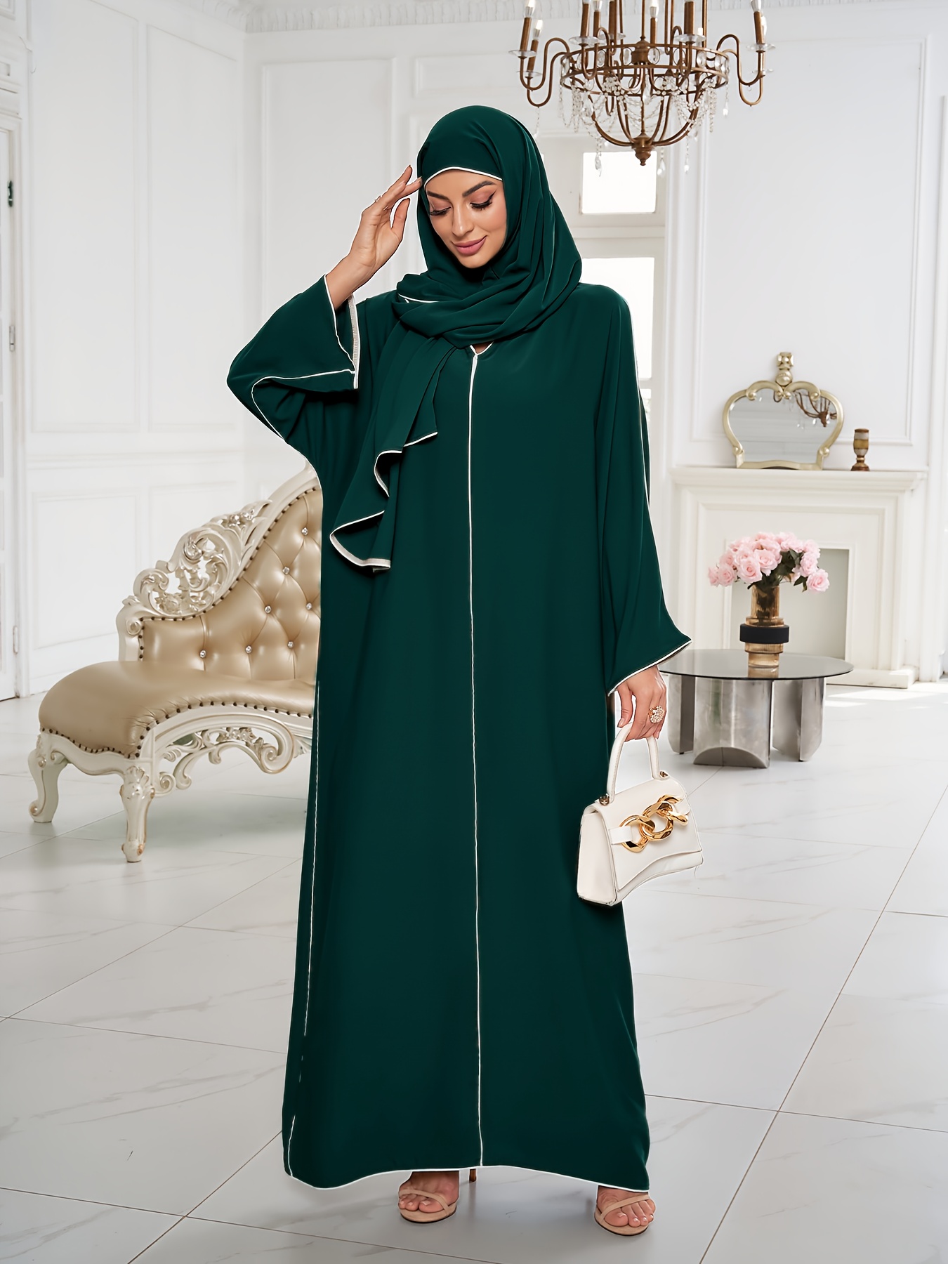 slim fit dress slacks Afflatus Hijab main image 1