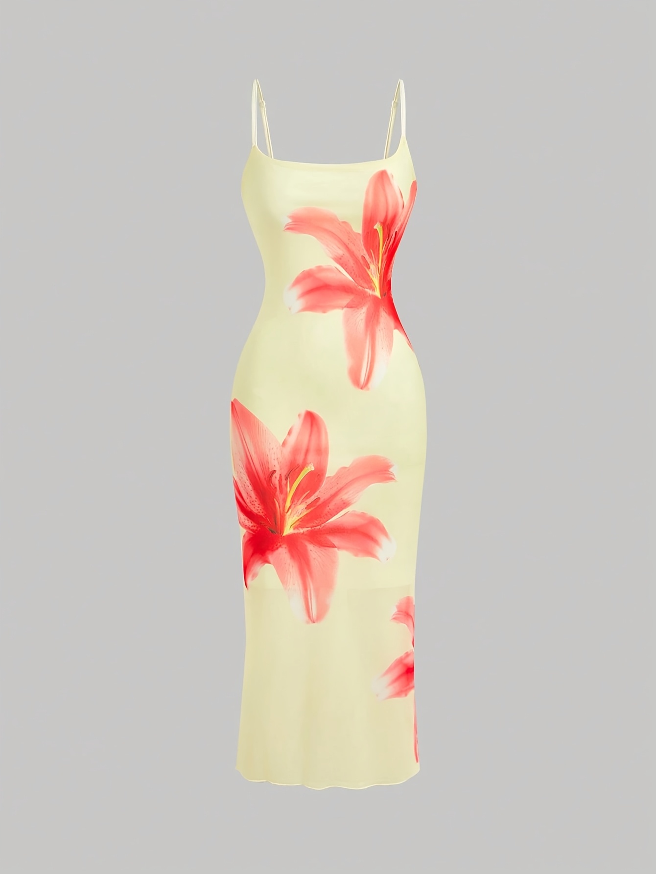 Vestido de Verão com Estampa Floral Elegante 3