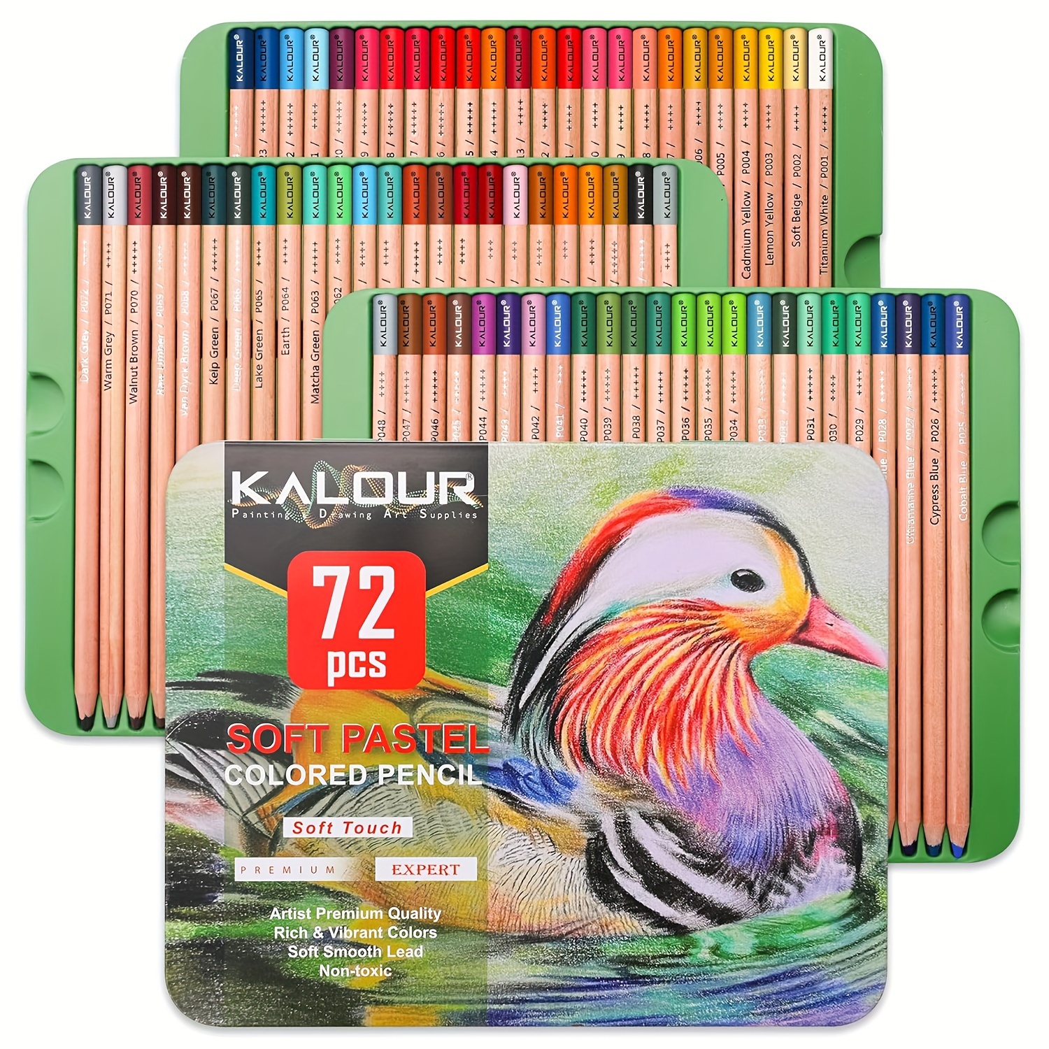 Kalour Pro Pastel Chalk Colored Pencils /72 Colors Color - Temu