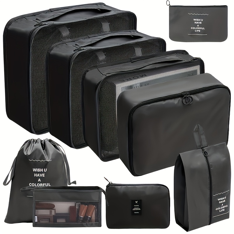 travel packing cubes sold on Temu United States