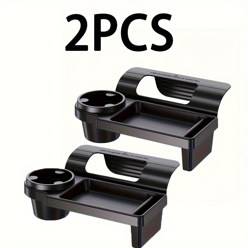 1/2pcs Car Multifunctional Storage Box, Car Door Side Cup Holder, Sundries Organizer, Door Side Window Phone Slot, Hanging Storage Rack