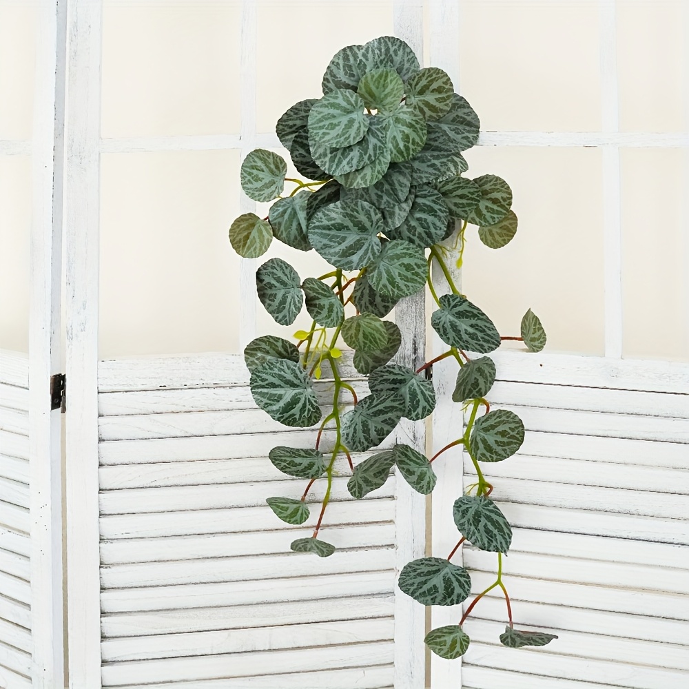1pc Of 90cm Tropical Large Artificial Hanging Plant Vines, Featuring Fake Leaves From Bamboo And Monstera, Perfect For Home, Garden, Or Shop Decoration