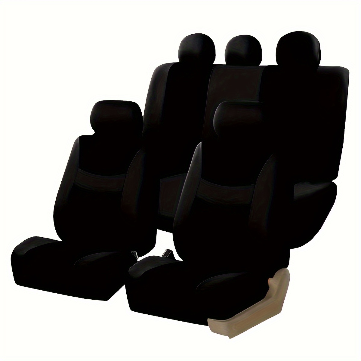 TEMU Kit de Siège Universel pour Voitures 5 Places - Améliorez de avec un Matériau en Polyester Durable pour Protéger Vos Sièges des Taches, des
