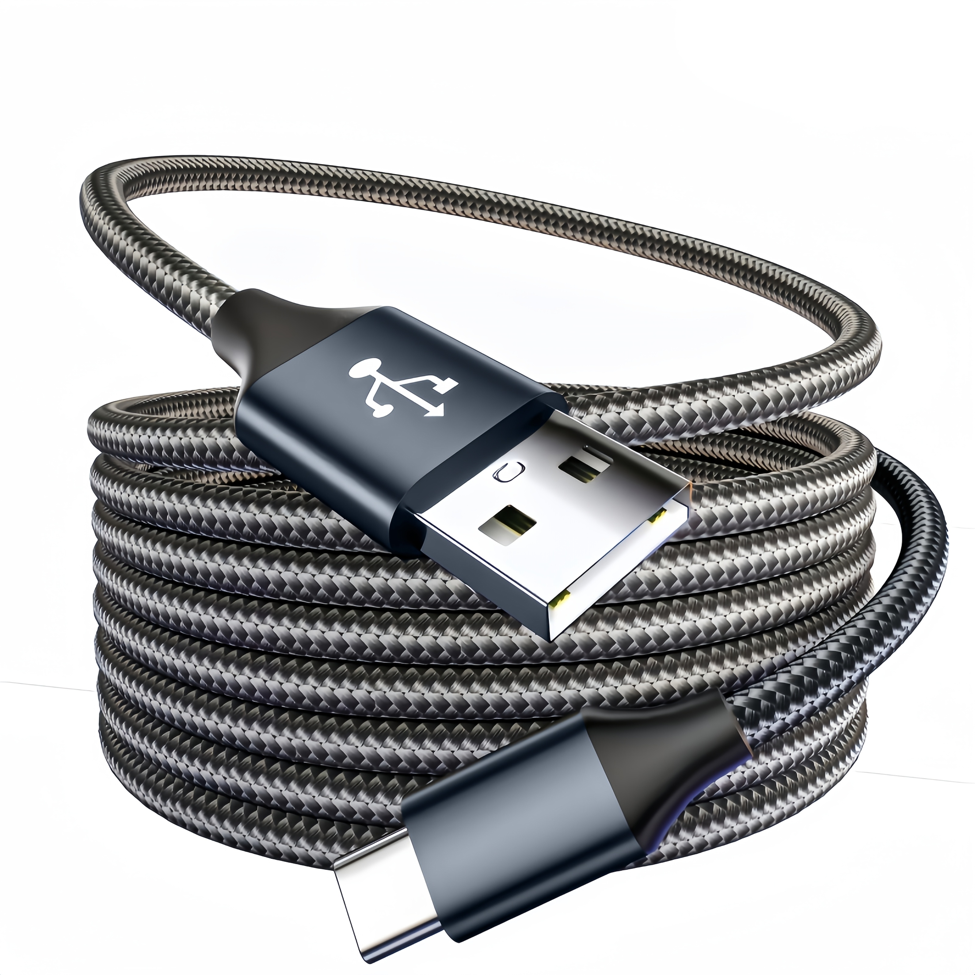 60w fast charging usb c to usb c woven cable 3 0 gen2 type c male to male 100 200 300cm length supports high speed data transfer and   durable cable design for huawei xiaomi redmi oppo oneplus and more smartphones