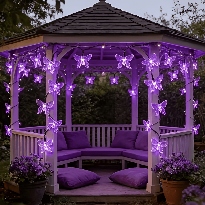 TEMU Solar- String Lights, Outdoor Garden Decorative Lights, 8 Modes Ambient Fairy Lights, Tree-hanging Lights