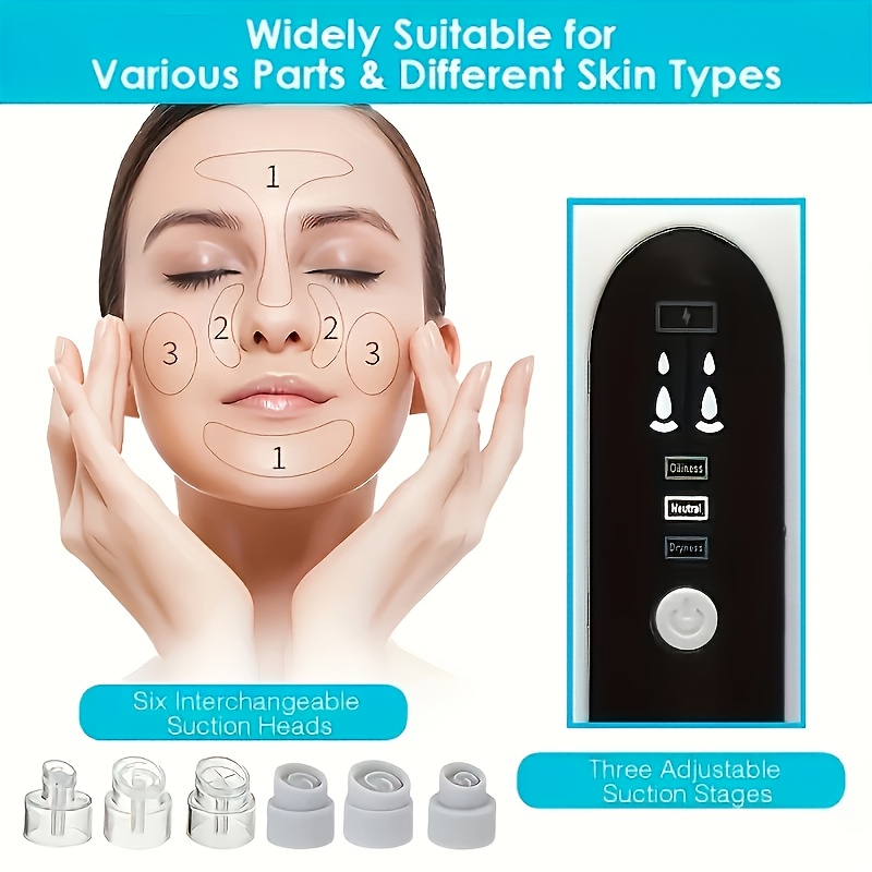 usb electric blackhead suction pore cleansing device   cleaning mens and womens facial care tools ideal holiday gift details 2